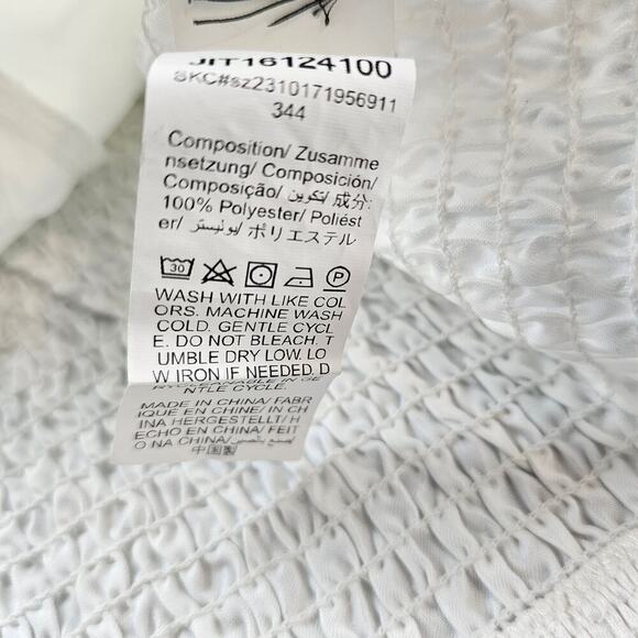 Bow Crop Top Cami Women 2X White Lace Beaded Straps Bralette Coquette Girly Boho - Picture 8 of 8